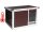Thermo WOODY Hundehütte "2XL" innengrösse (LxBxH:120x80x65cm) mit INFRAHEIZUNG