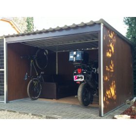 Woody Lagerhaus 3*3m vorne offen