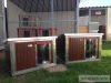 Thermo WOODY Katzehütte "CAT" mit Fenster innengrösse (LxBxH:54x38x28cm) mit INFRAHEIZUNG