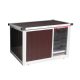 Thermo WOODY Hundehütte "XS" innengrösse (LxBxH:54x42x38cm)